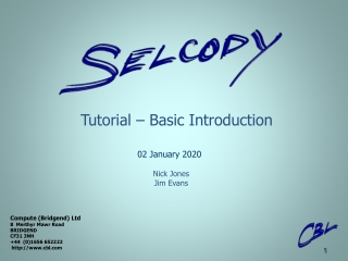 Tutorial – Basic Introduction