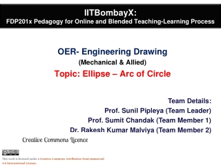 IITBombayX :  FDP201x Pedagogy for Online and Blended Teaching-Learning Process