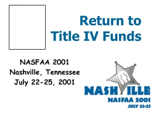 Return to  Title IV Funds