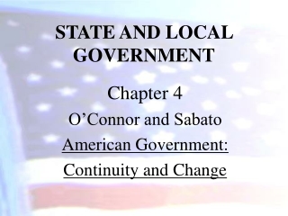 STATE AND LOCAL GOVERNMENT