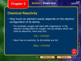 Chemical Reactivity