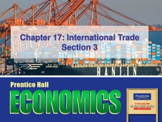 Chapter 17: International Trade  Section 3