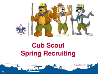 Cub Scout  Spring Recruiting