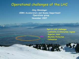 Operational challenges of the LHC