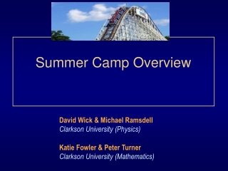 Summer Camp Overview