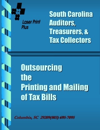 Outsourcing the Printing and Mailing of Tax Bills