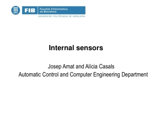 Internal sensors