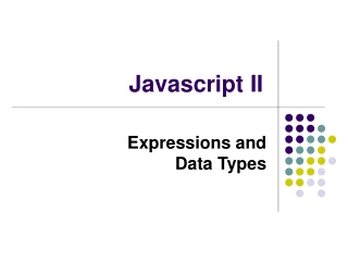 Javascript II