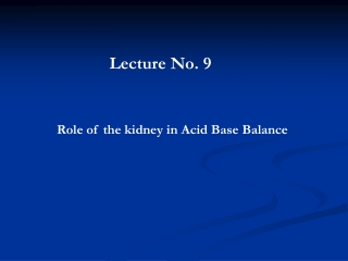 Lecture No. 9