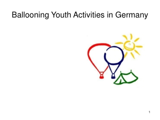 Ballooning Youth Activities in Germany