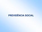 PREVID NCIA SOCIAL