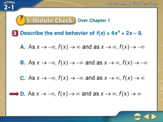 5–Minute Check 2