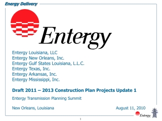 Entergy Transmission Planning Summit