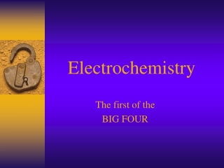 Electrochemistry