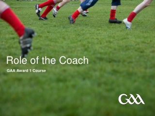 Role of the Coach