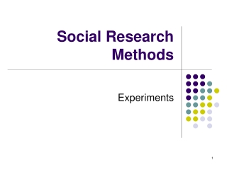 Social Research Methods