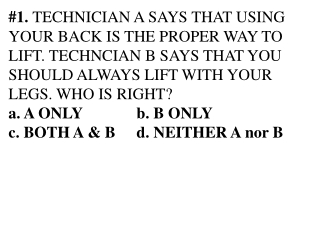 b. B ONLY