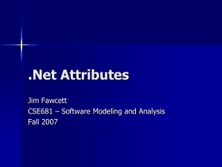 .Net Attributes