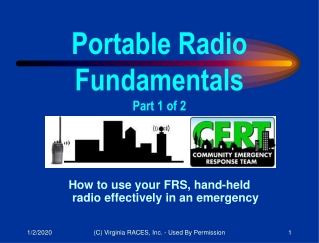 How to use your FRS, hand-held        radio effectively in an emergency