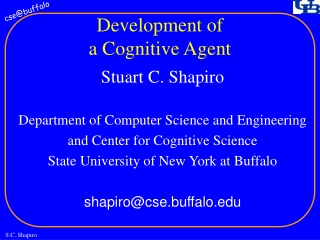 Development of a Cognitive Agent