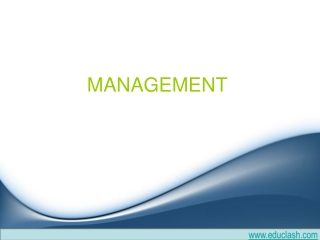 MANAGEMENT