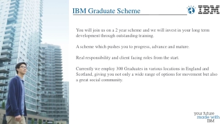 IBM Graduate Scheme