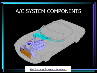 A/C SYSTEM COMPONENTS