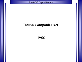 Indian Companies Act