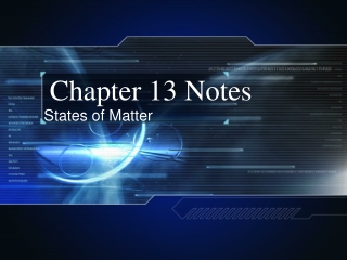 Chapter 13 Notes