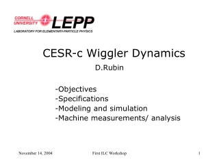 CESR-c Wiggler Dynamics