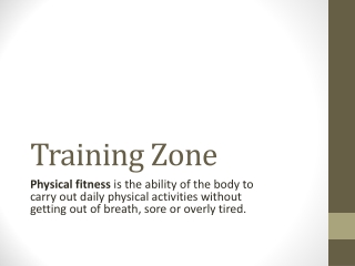 Training Zone