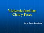 Violencia familiar: Ciclo y Fases