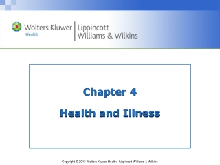 Chapter 4  Health and Illness