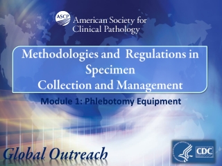 Methodologies and  Regulations in Specimen  Collection and Management