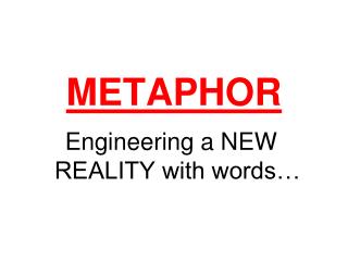 METAPHOR
