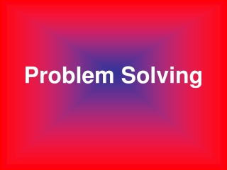 Problem Solving