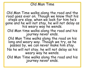 Old Man Time