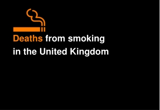 Deaths  from smoking