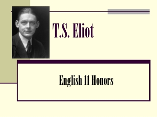 T.S. Eliot