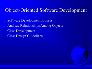 Object-Oriented Software Development