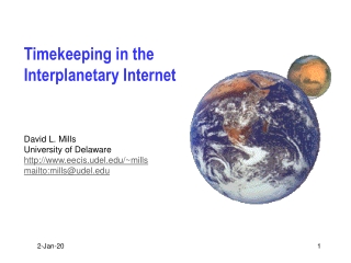 Timekeeping in the Interplanetary Internet