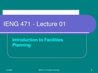 IENG 471 - Lecture 01