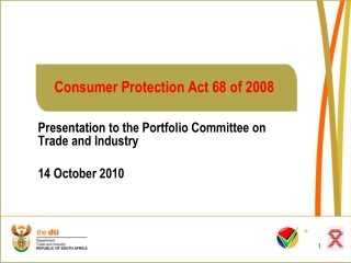 Consumer Protection Act 68 of 2008