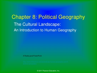 Chapter 8: Political Geography