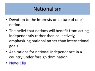 Nationalism