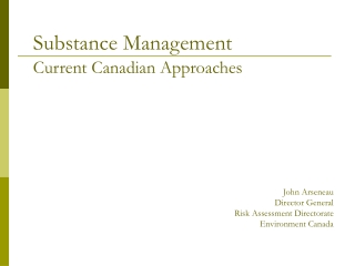 Substance Management