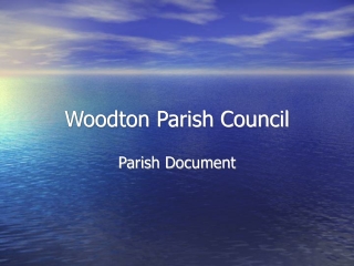 Woodton Parish Council