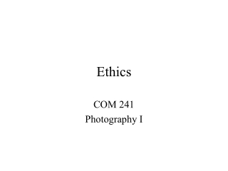 Ethics