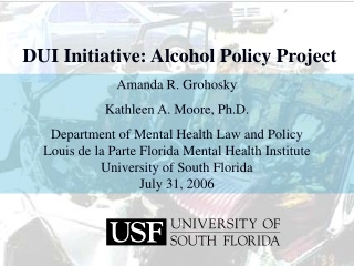 DUI Initiative: Alcohol Policy Project