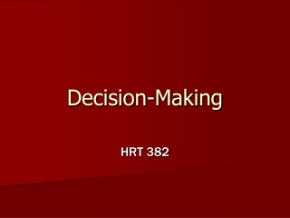 Decision-Making